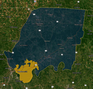 Hendersonville City Map